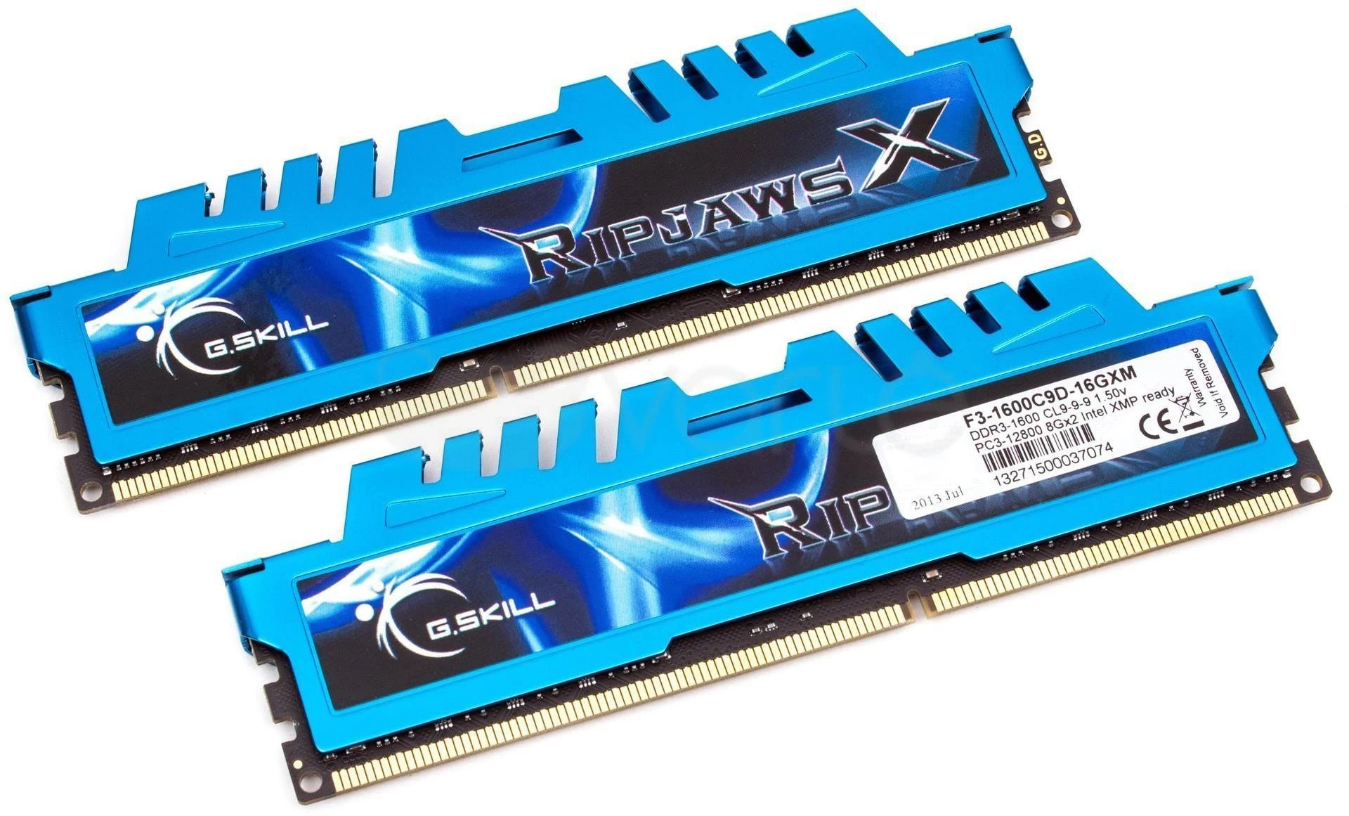 RAM G.Skill 16GB PC3-12800 Kit atminties modulis DDR3 1600 MHz