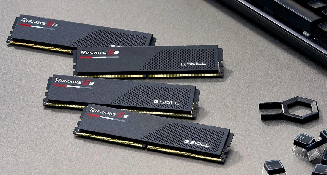 RAM G.Skill | Ripjaws S5 | 32 komplektas (16GBx2) GB | DDR5 | 6000 MHz | PC/serveris | Registracijos Nr. | ECC Nr