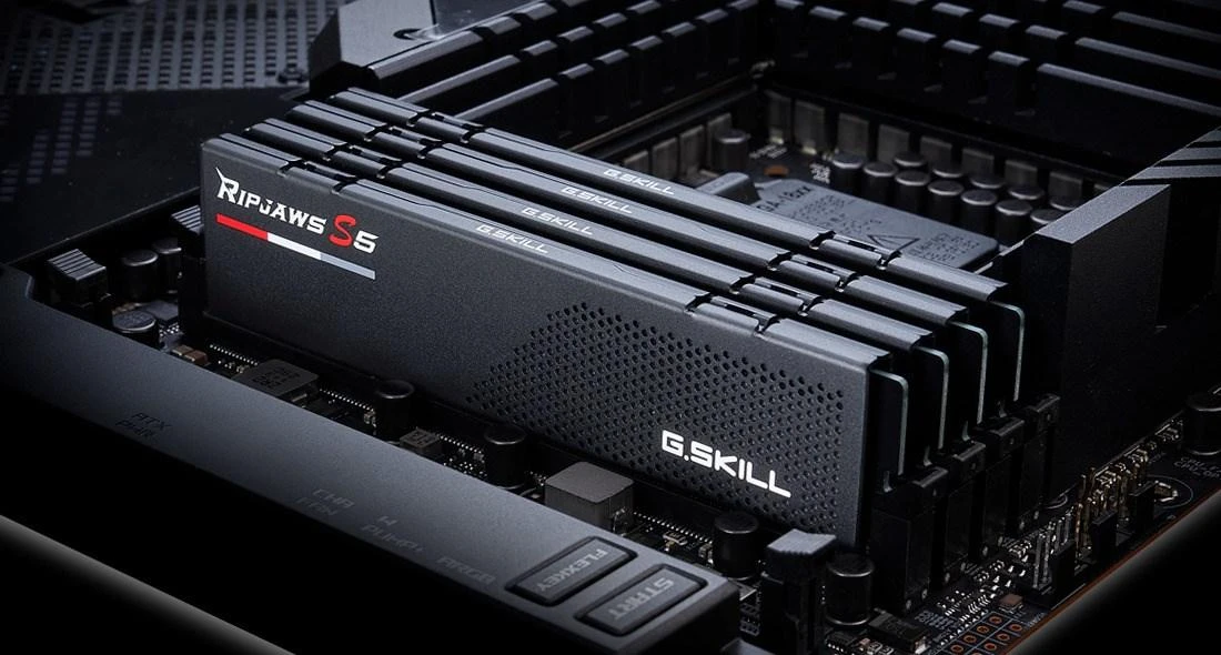 RAM G.Skill | Ripjaws S5 | 32 komplektas (16GBx2) GB | DDR5 | 6000 MHz | PC/serveris | Registracijos Nr. | ECC Nr
