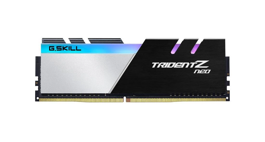 RAM G.Skill DIMM 32 GB 3200 (2x 16 GB) Dual-Kit (juodas/wei. F4-3200C16D-32GTZN. Trident Z Neo. INTEL XMP)
