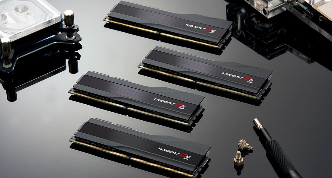 RAM G.SKILL Trident Z5 RGB DDR5 64GB 2x32GB 5600MHz CL36 1.25V XMP 3.0 juodas