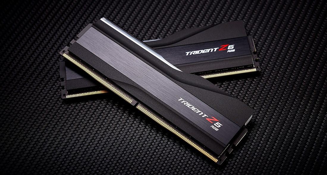RAM G.SKILL Trident Z5 RGB DDR5 64GB 2x32GB 5600MHz CL36 1.25V XMP 3.0 juodas
