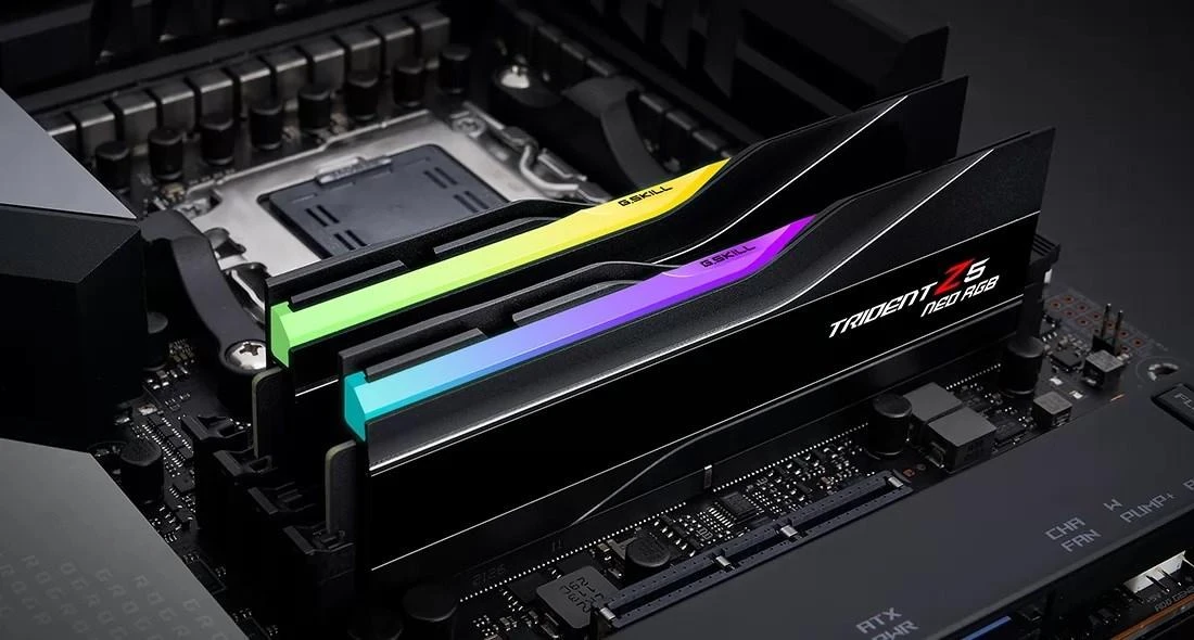Vidinė PC atmintis (RAM)  G.Skill Trident Z5 Neo RGB 32 GB, DDR5, 6000 MHz, PC/serveris, Registered No, ECC No, 2x16 GB