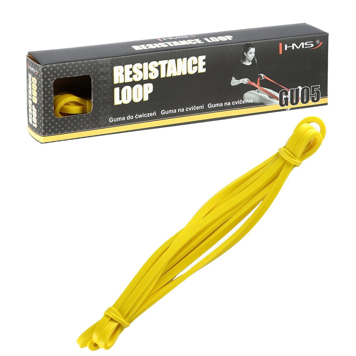 Treniravimosi juosta HMS GU05 geltona