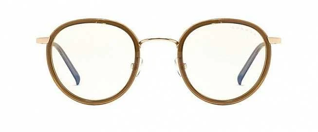 GUNNAR Optiks Atherton kompiuterio akiniai - skaidrūs lęšiai, auksiniai