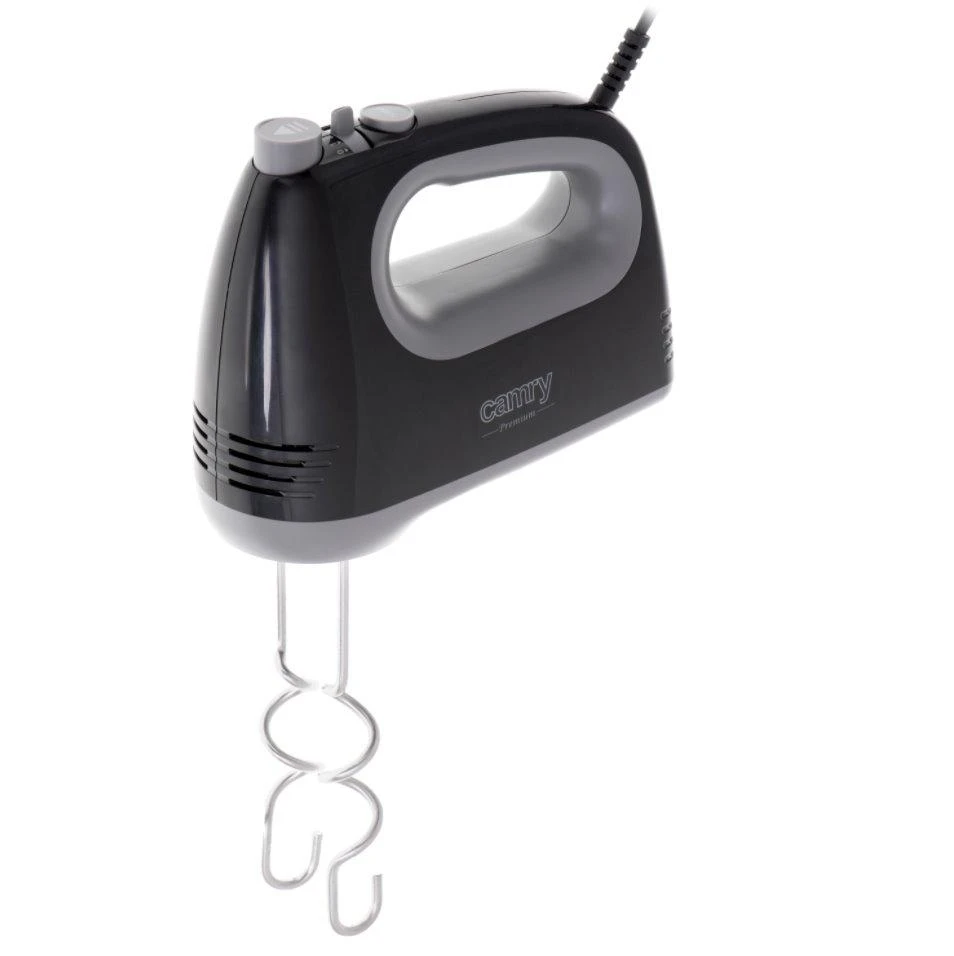 Plakiklis Camry | Hand mixer | CR 4220b | Hand Mixer | 300 W | Greičių skaičius 5 | Turbo mode | Juodas