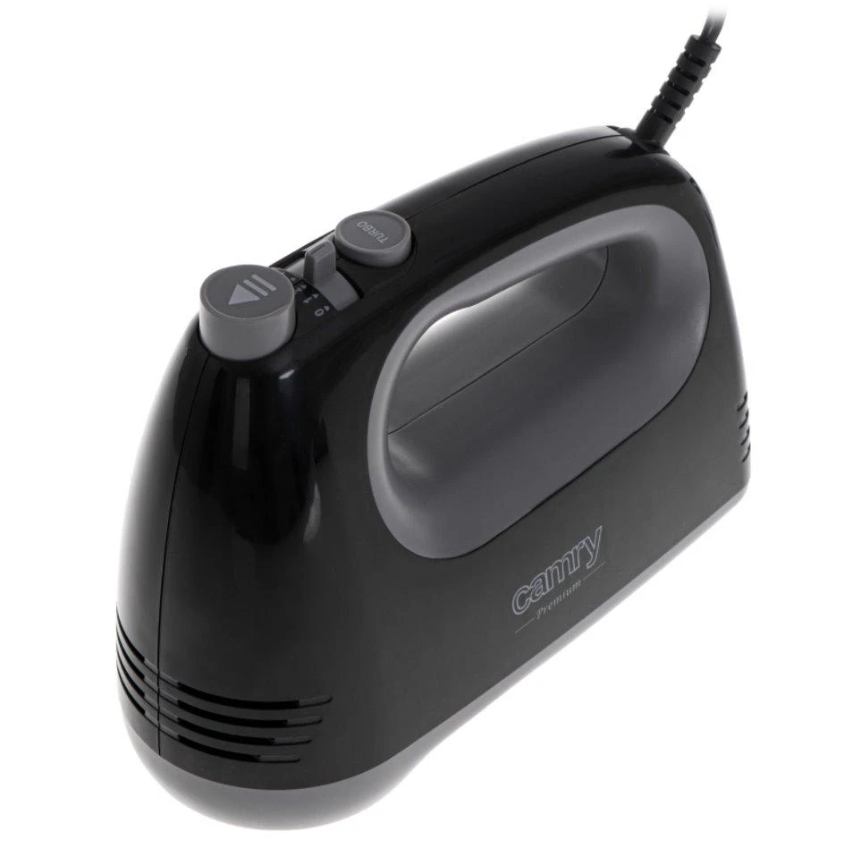 Plakiklis Camry | Hand mixer | CR 4220b | Hand Mixer | 300 W | Greičių skaičius 5 | Turbo mode | Juodas