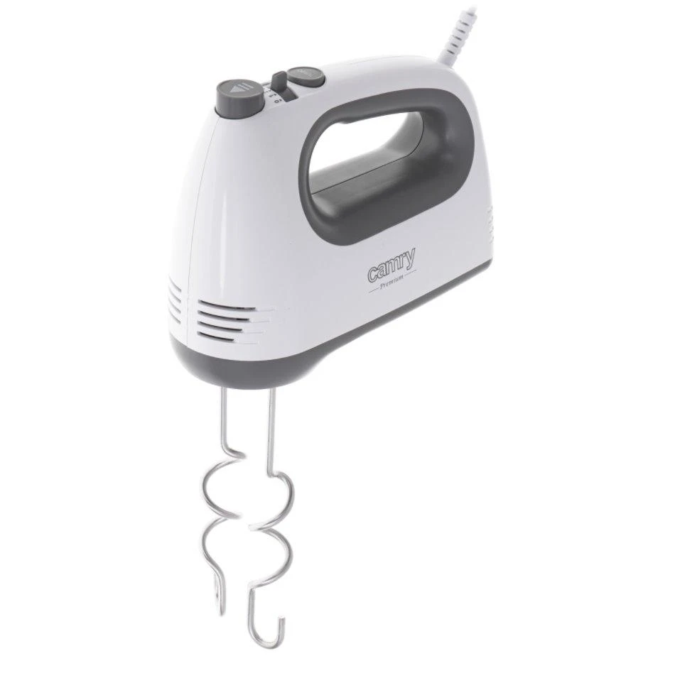 Plakiklis Camry | Hand mixer | CR 4220w | Hand Mixer | 300 W | Greičių skaičius 5 | Turbo mode | Baltas