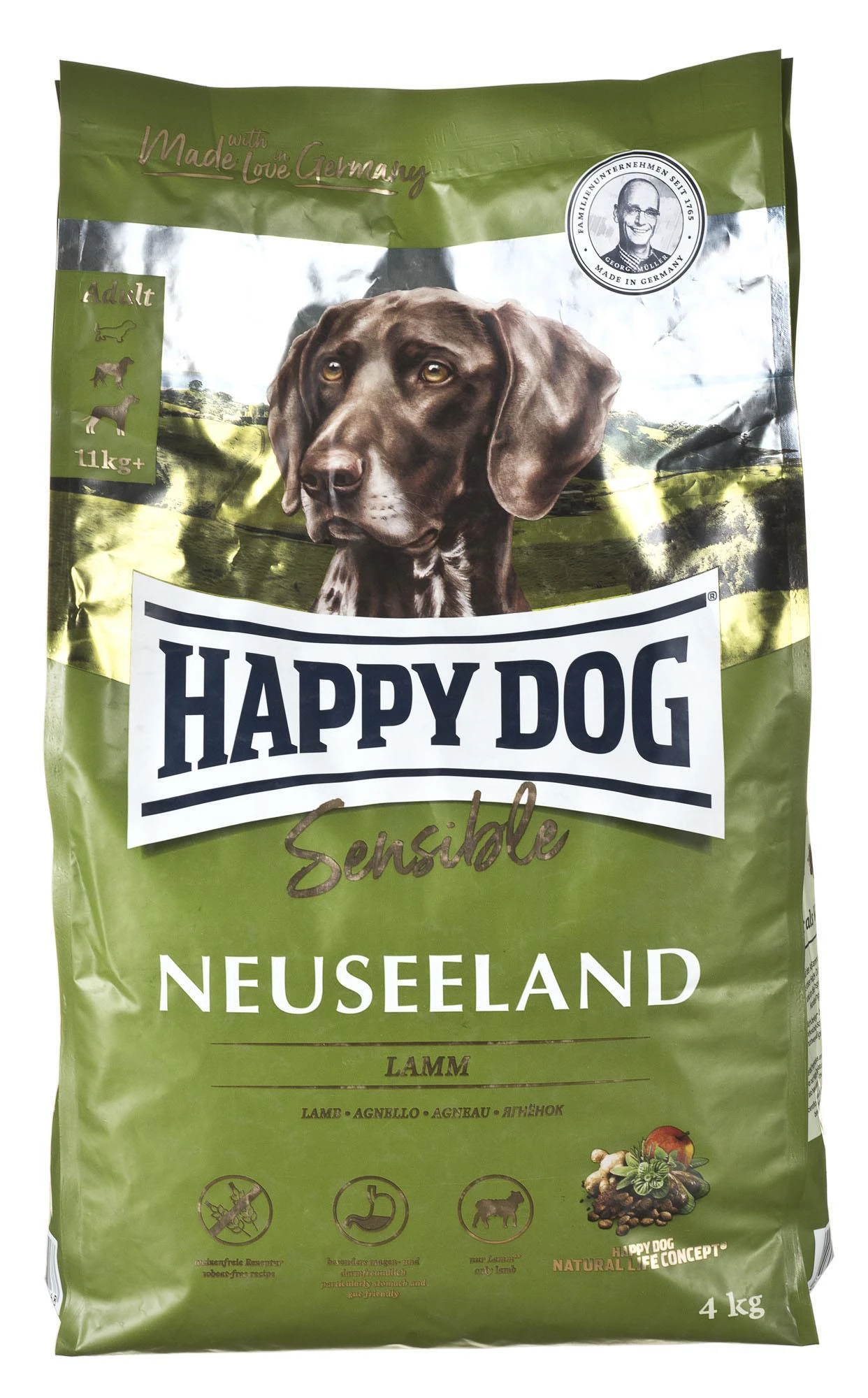 Happy Dog Sensible Neuseeland 4kg