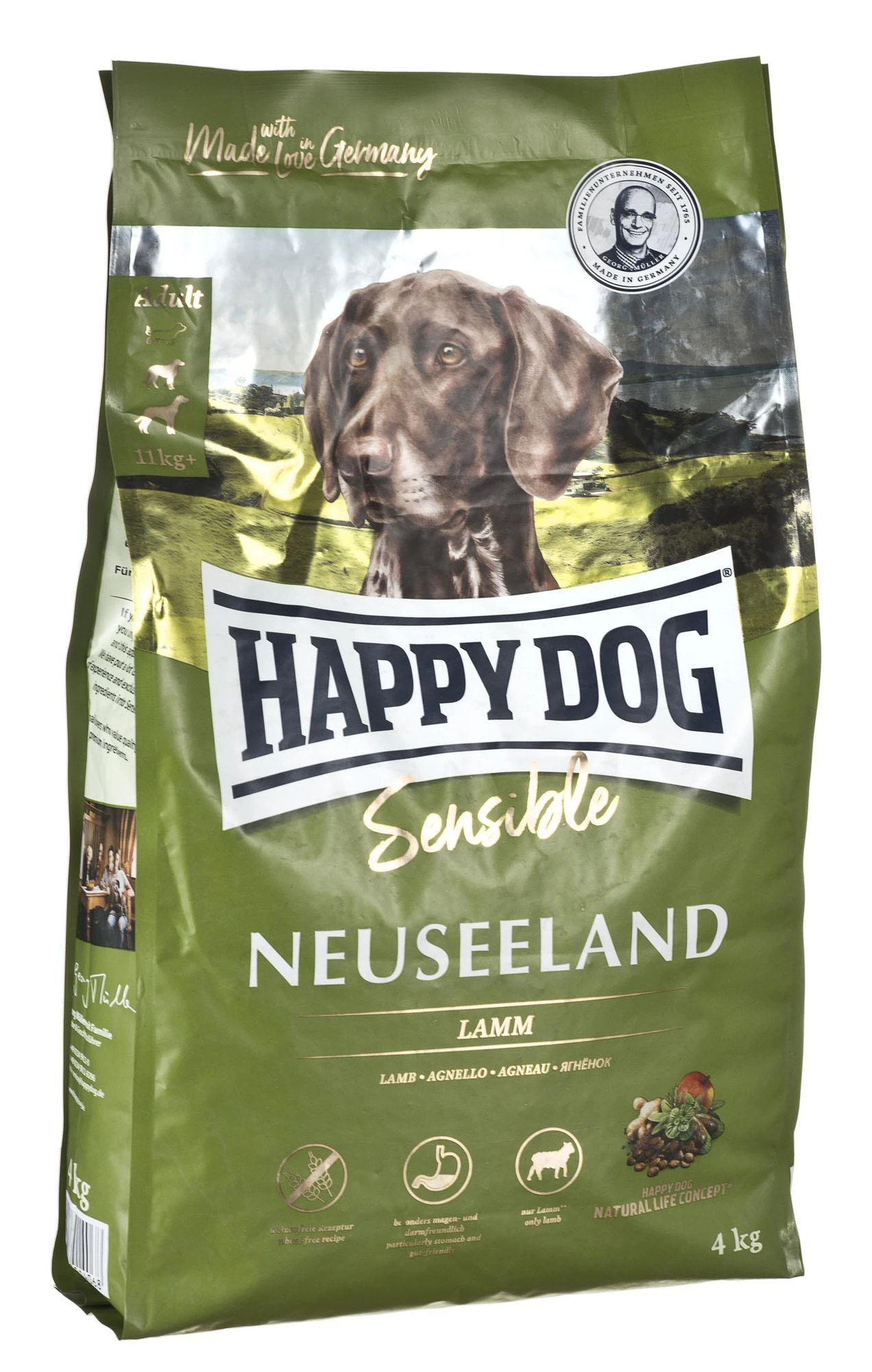 Happy Dog Sensible Neuseeland 4kg