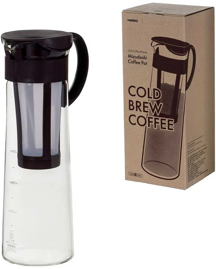 Hario 1 L ąsotis su filtru šaltai kavai