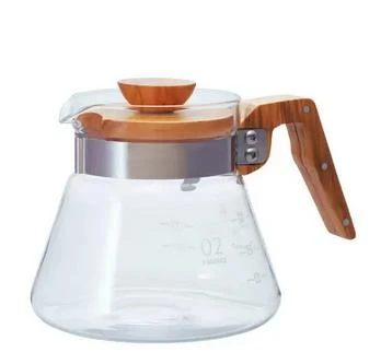 Hario 600 ml kavinukas su medine rankena