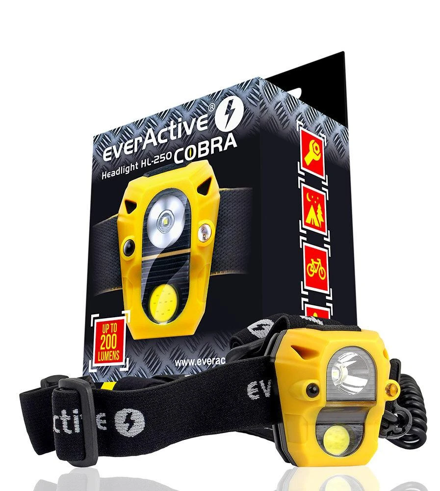 everActive Headlight HL-250 COBRA žibintas ant galvos
