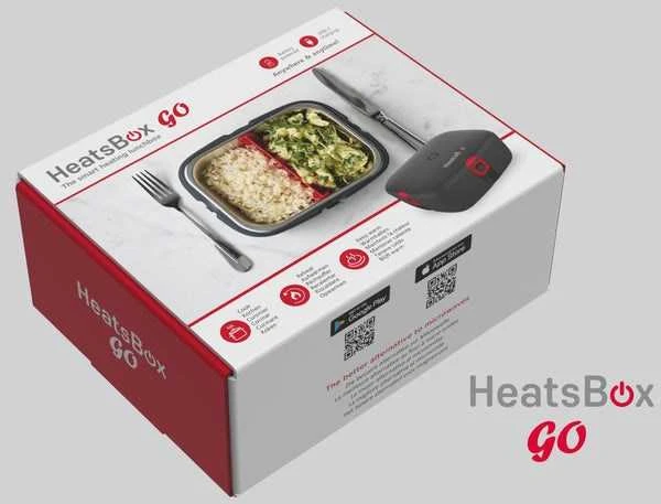 HeatsBox HB-04-102B elektrinė priešpiečių dėžutė 100 W 0,925 L Juodas Suaugusiųjų