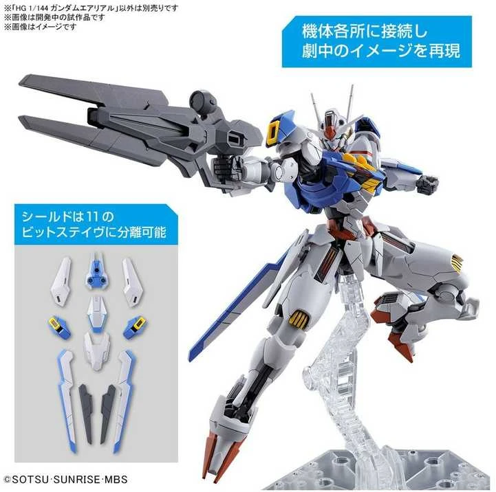 Bandai HG Gundam Aerial 1/144 The Witch from Mercury rinkinys
