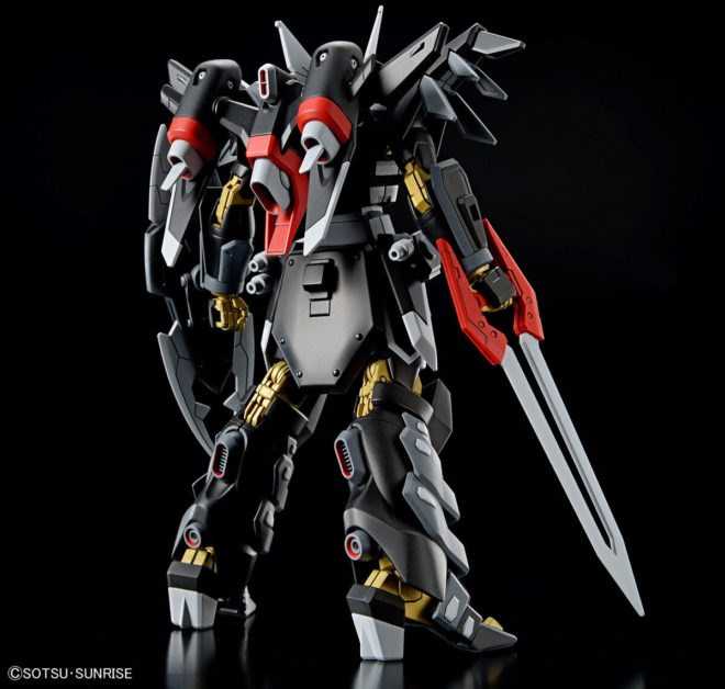 Bandai Kolekcinė Figūrėlė - HGCE 1/144 Juodasis Riteris Shi-ve.A su Spindulių Apsiaustu