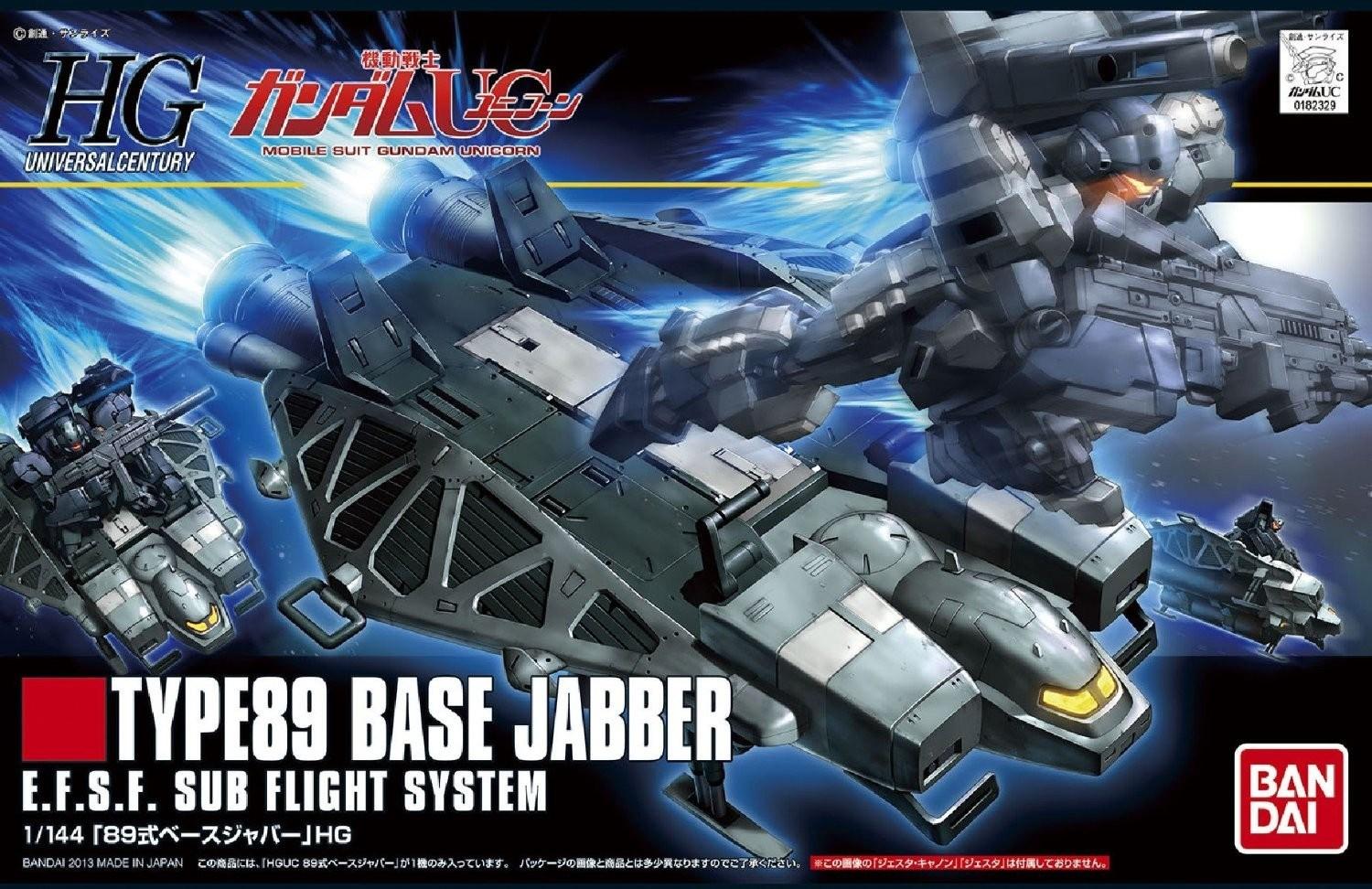 Bandai HGUC Base Jabber Type 89 surenkamas Gunpla 1/144, 55754