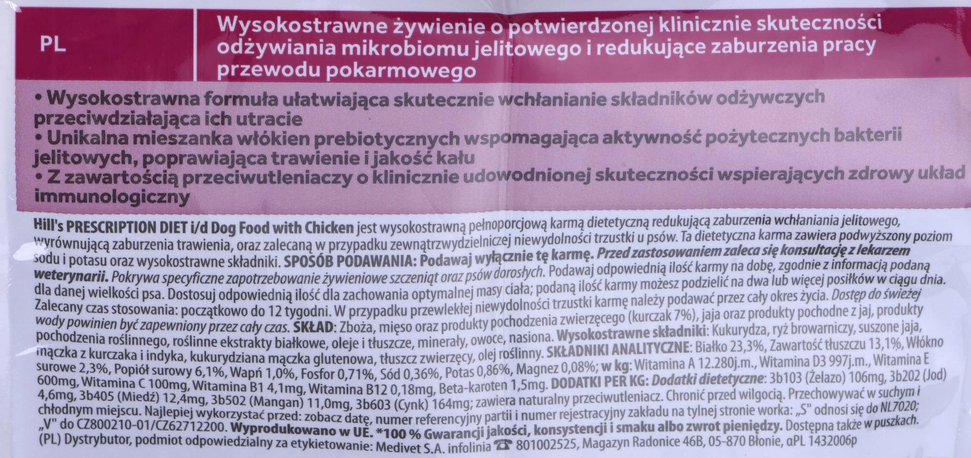 Šunų Maistas - Hill's PD Canine Digestive Care i/d 12 Kg