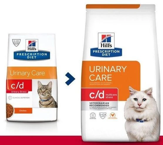 Sausas Kačių Maistas - Hill's Prescription Diet Feline C/d Multicare Stresas 8kg