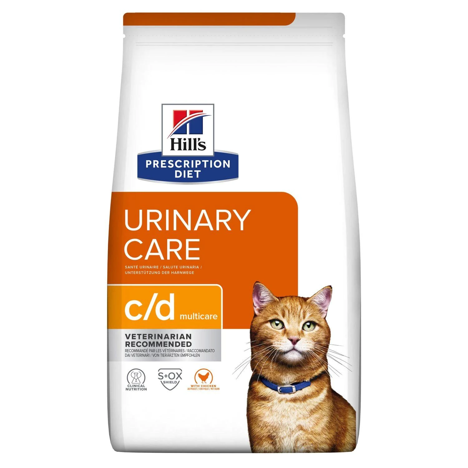 Sausas Kačių Maistas - Hill's Feline C/d Šlapimo Takų Priežiūros Multicare 8 Kg