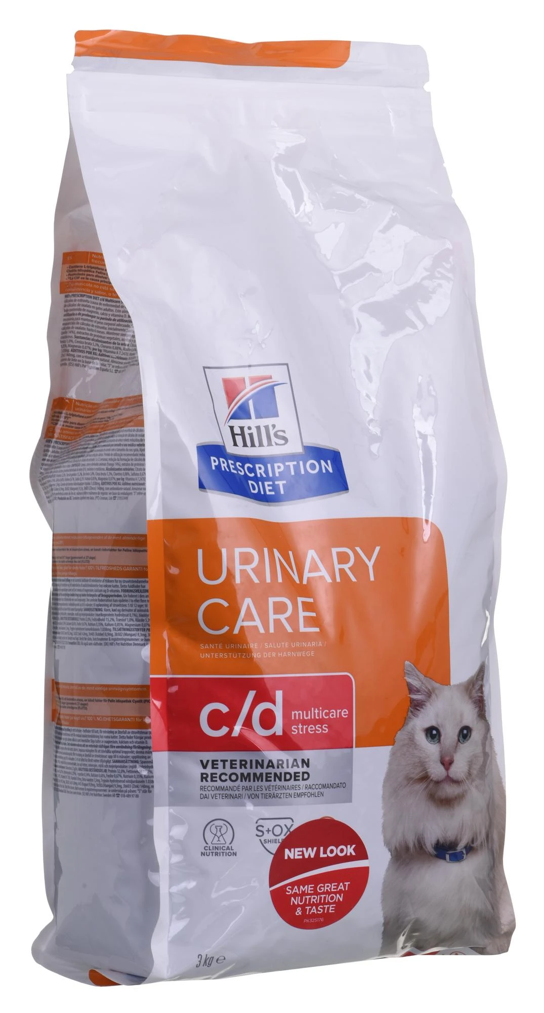 Sausas Kačių Maistas - Hill's Prescription Diet C/d Urinary Care Multicare Stress Viščiukas 3kg