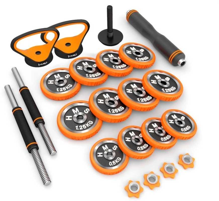 Svorių rinkinys HMS Pro Set SGZ215, 6in1, 15kg