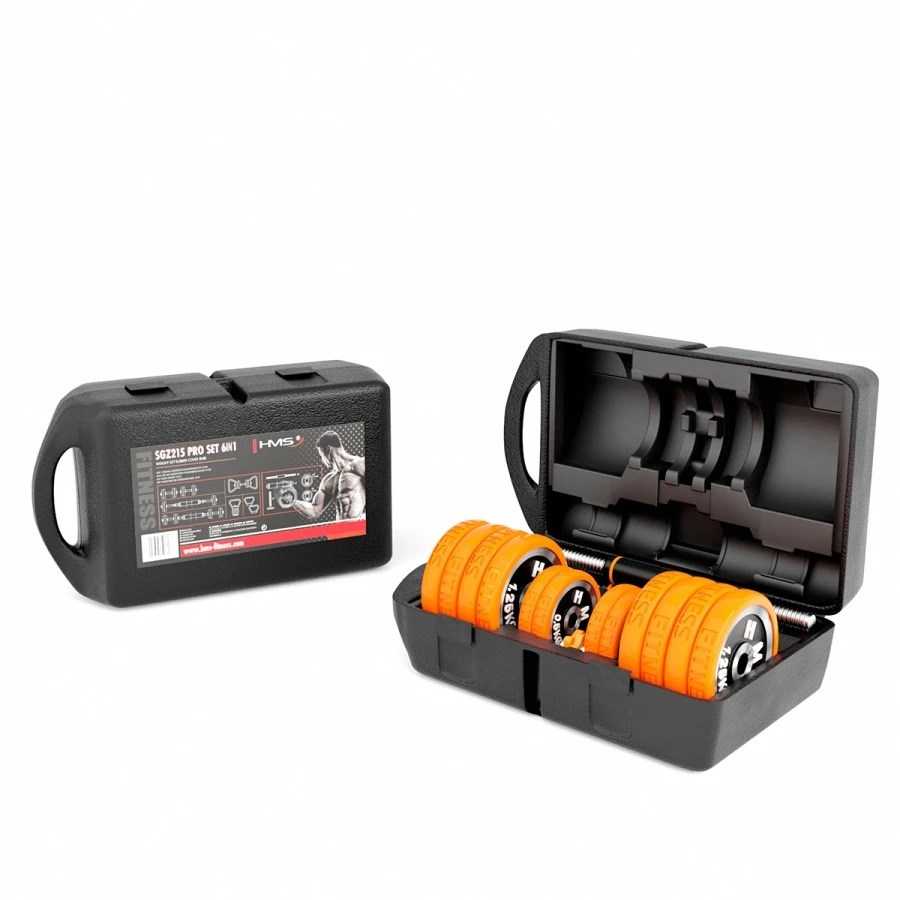Svorių rinkinys HMS Pro Set SGZ215, 6in1, 15kg