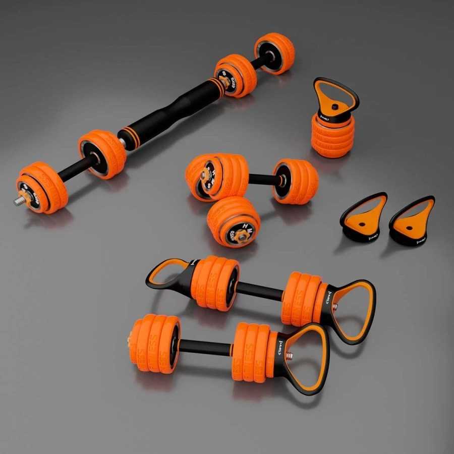 Svorių rinkinys HMS Pro Set SGZ215, 6in1, 15kg
