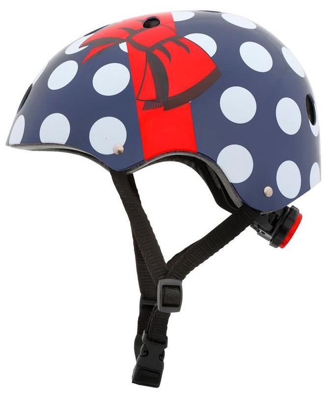 Mini Hornit dviratininko šalmas Polka Dot turkio dydis 48-53cm (POS805)