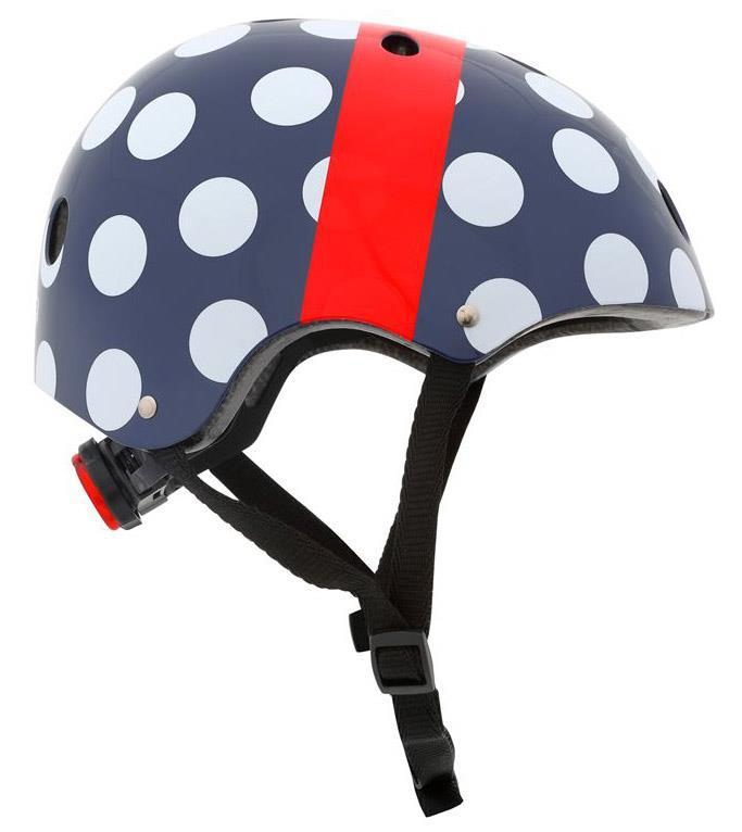 Mini Hornit dviratininko šalmas Polka Dot turkio dydis 48-53cm (POS805)