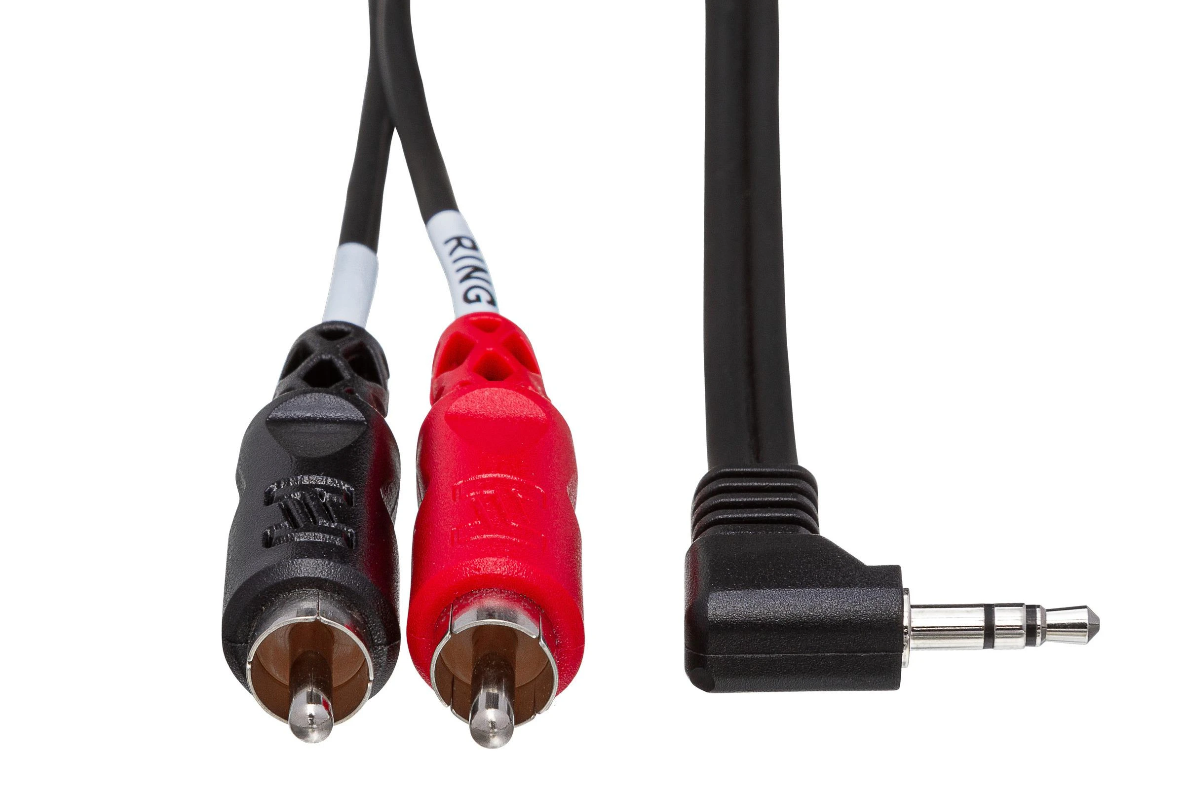 Hosa garso kabelis 3,5 mm kampinis su RCA jungtimis