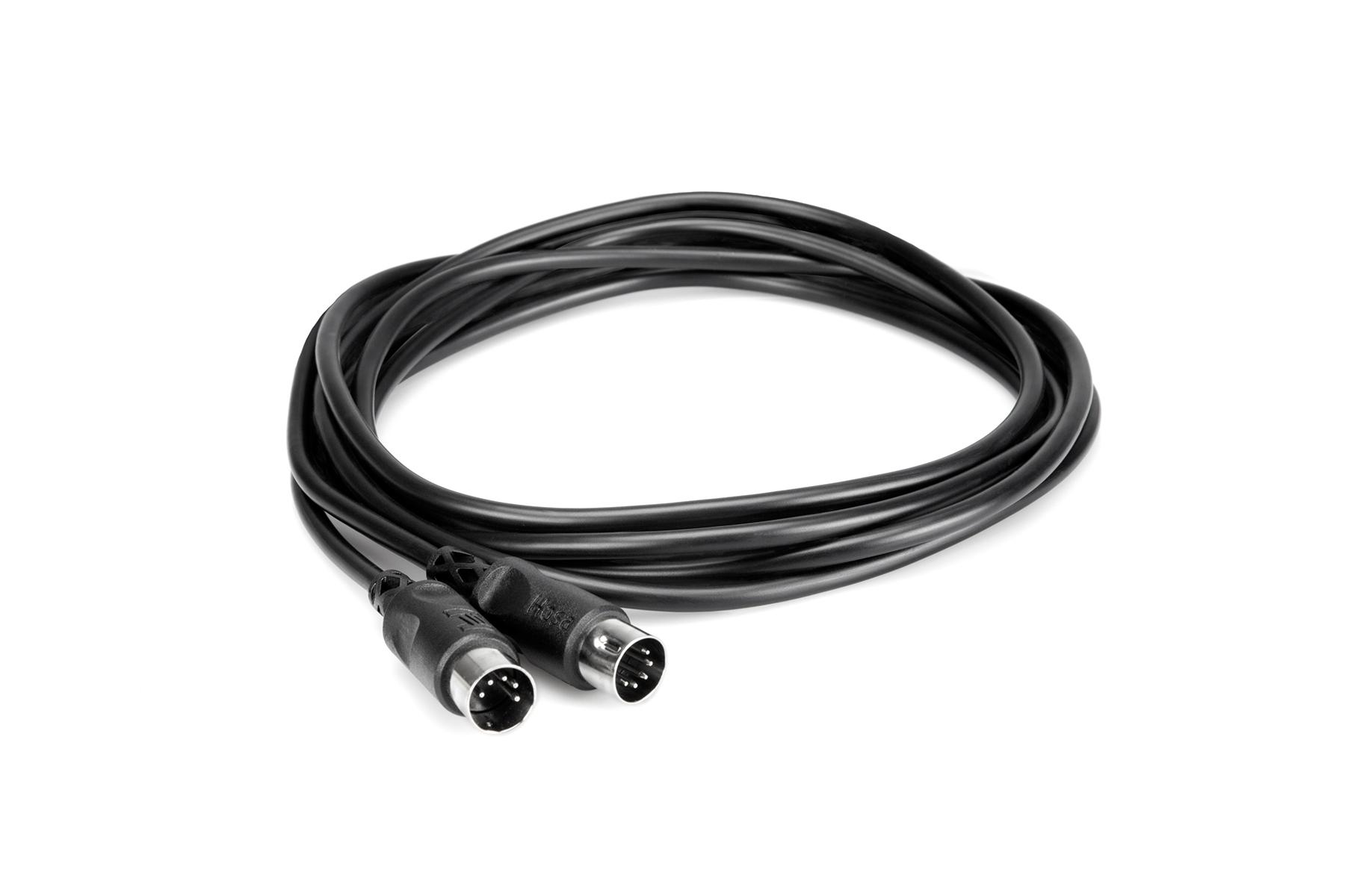 Hosa - Juodas MIDI laidas 0,3m