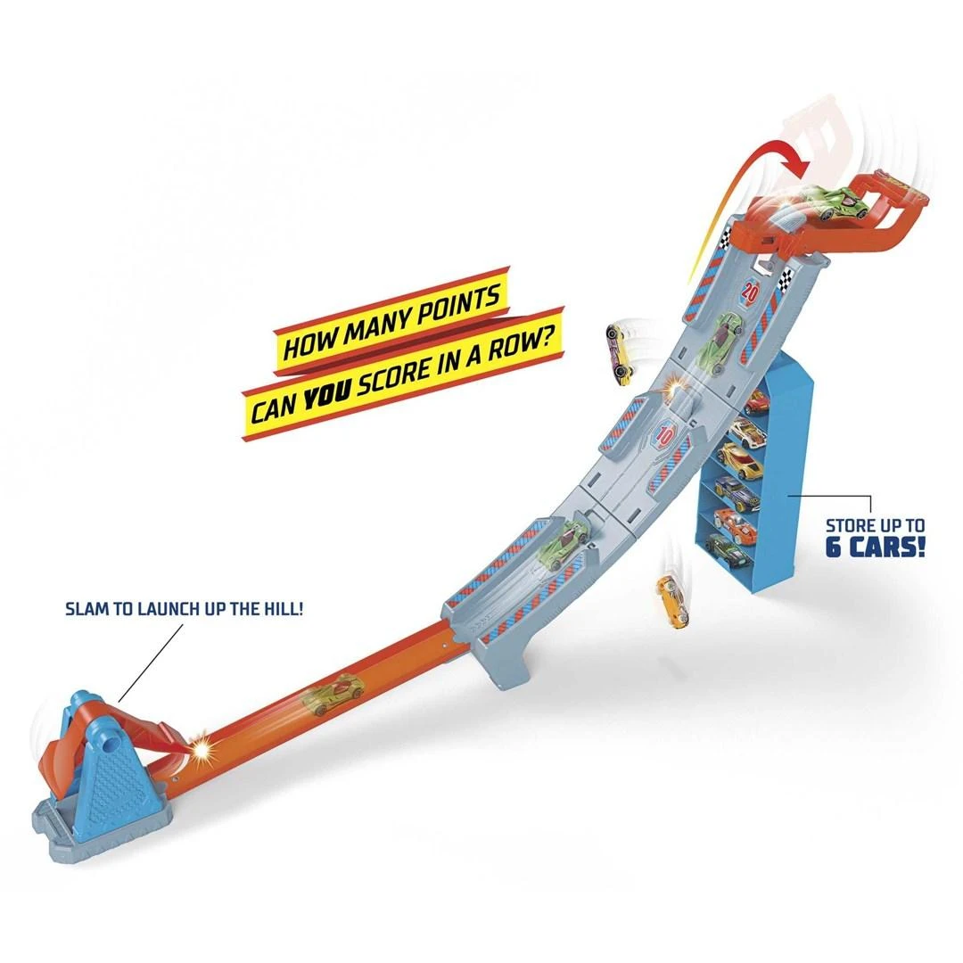 Mattel Žaislinis Hot Wheels lenktynių rinkinys Rywalizacja Mistrzów GBF83