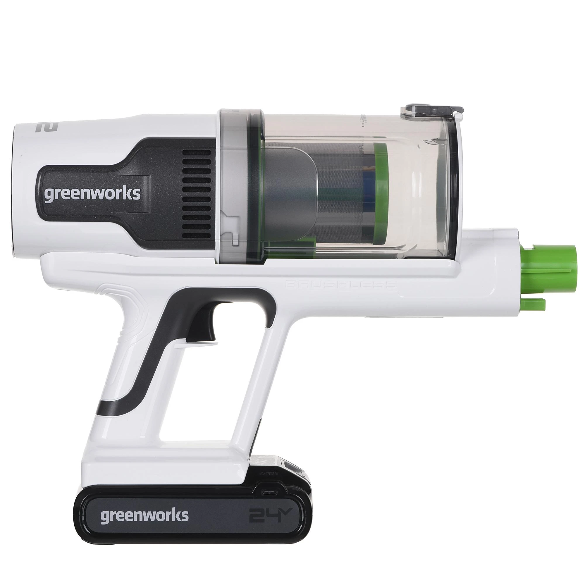 Greenworks belaidis dulkių siurblys GD24SVK4D 24V 4Ah