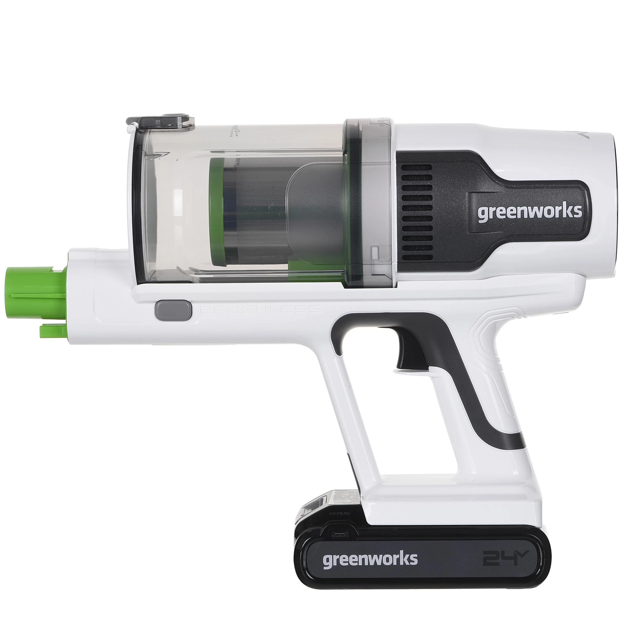 Greenworks belaidis dulkių siurblys GD24SVK4D 24V 4Ah