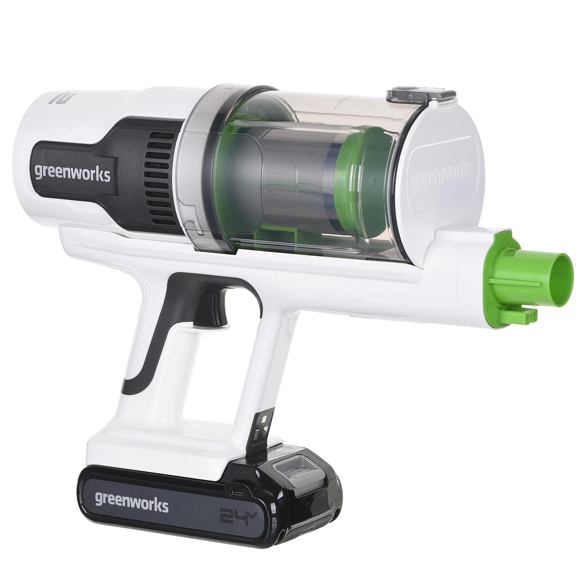 Greenworks belaidis dulkių siurblys GD24SVK4D 24V 4Ah