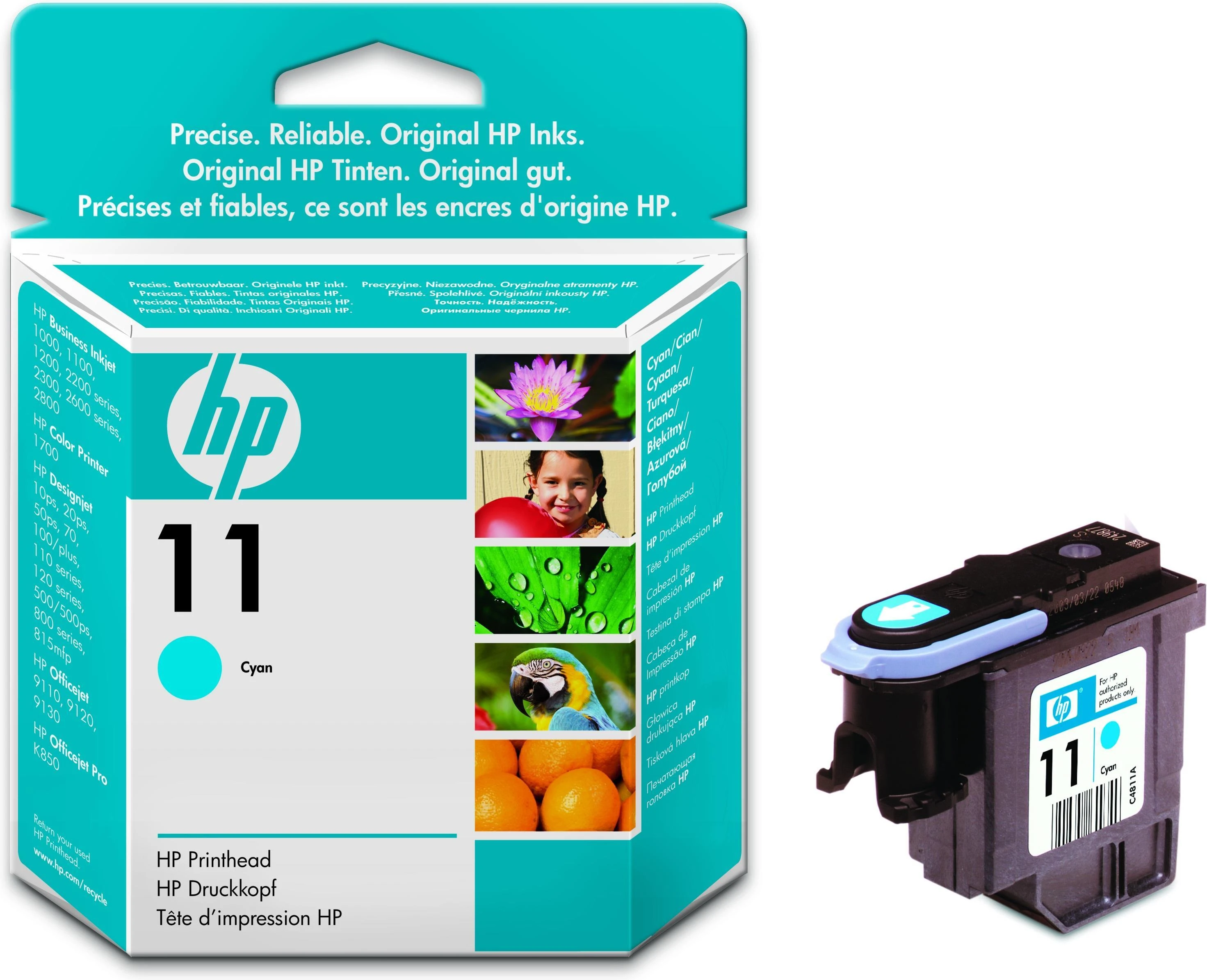 Hewlett Packard (HP) HP C4836A (Nr.11), žydra kasetė rašaliniams spausdintuvams