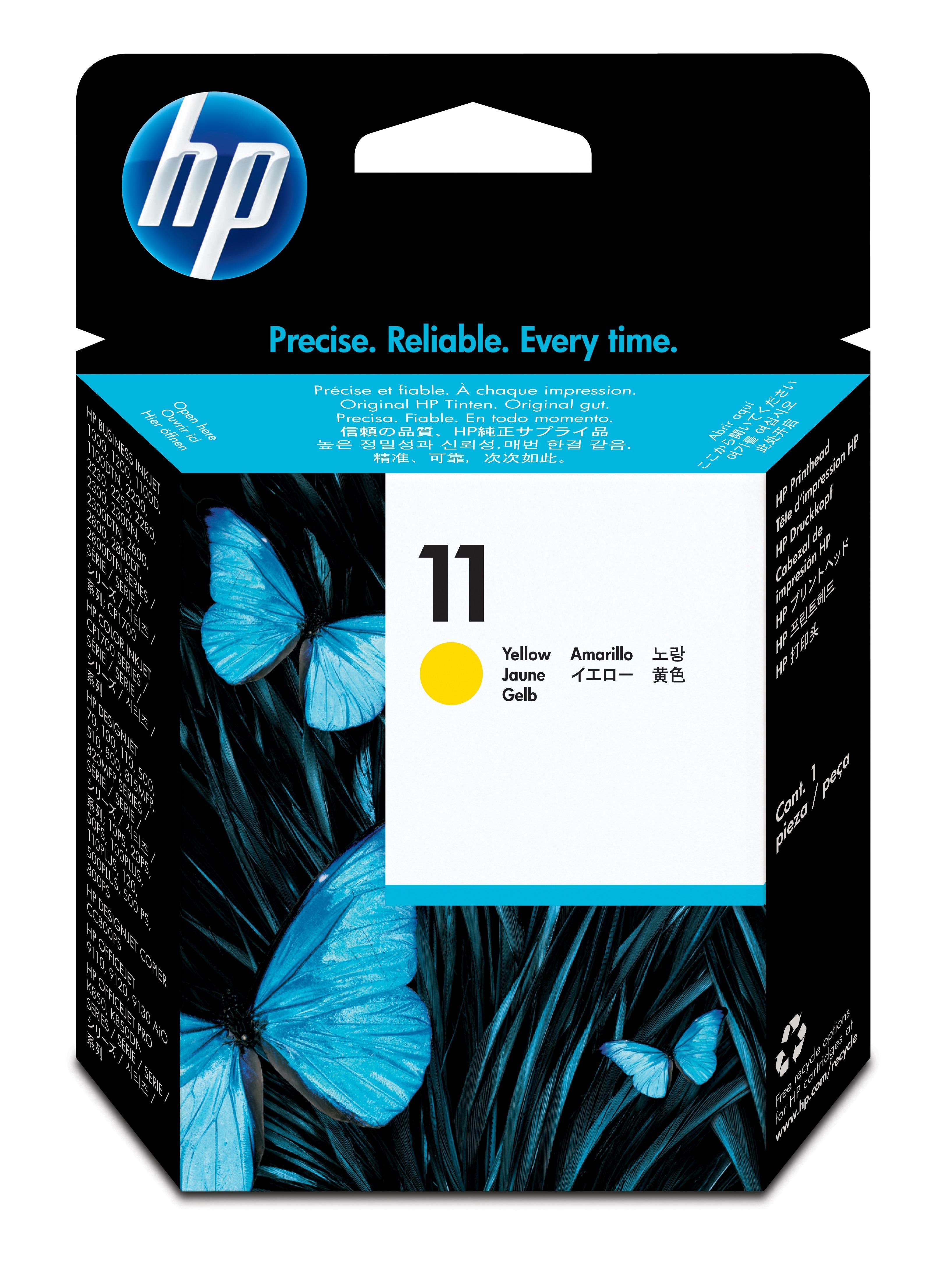 Hewlett Packard (HP) HP no.11 Printhead Geltona (24.000 pages)
