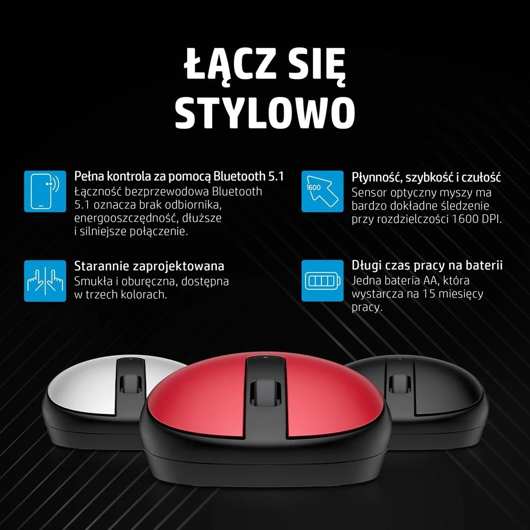 Hewlett Packard (HP) HP 240 Pelė BLK