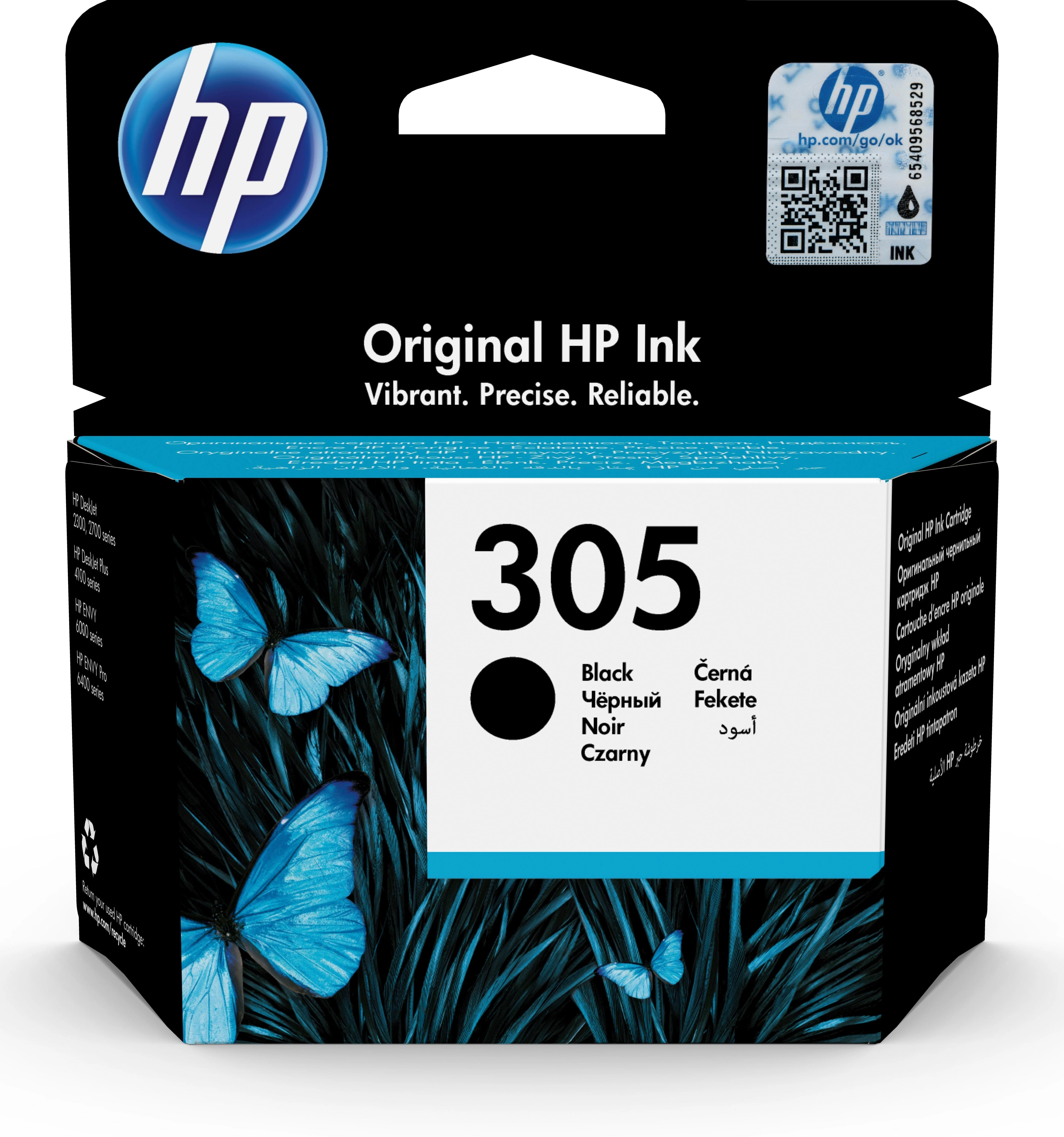 Hewlett Packard (HP) HP 305 (3YM61AE) Rašalinė kasetė, Juoda