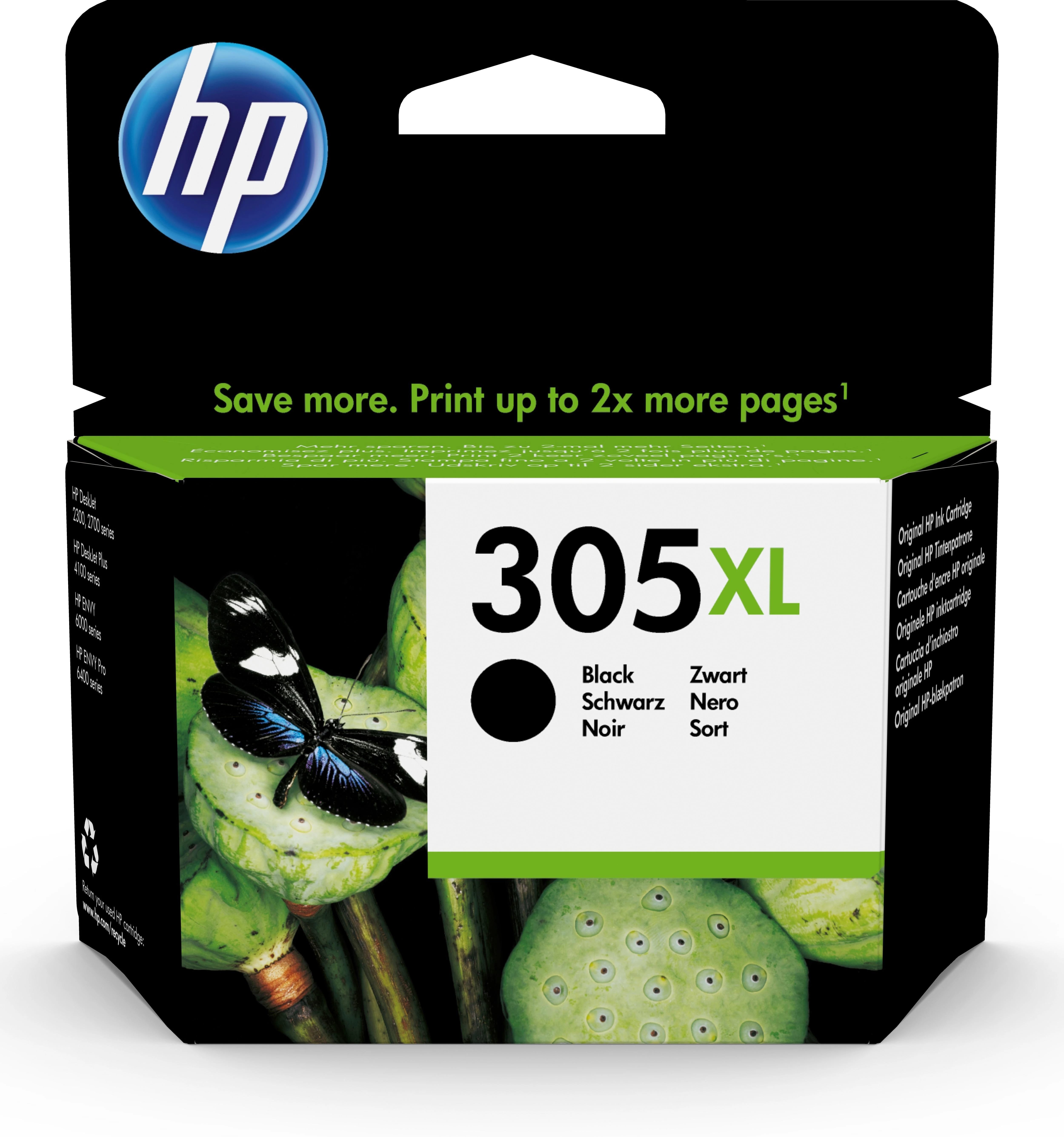 Hewlett Packard (HP) HP rašalo kasetė Nr. 305XL juodas, didelės talpos