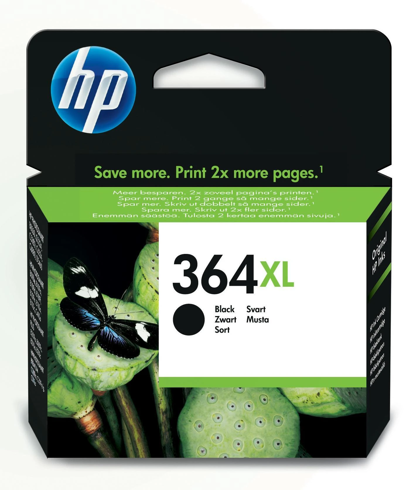 Hewlett Packard (HP) HP 364XL (CN684EE) Rašalinė kasetė, Juoda