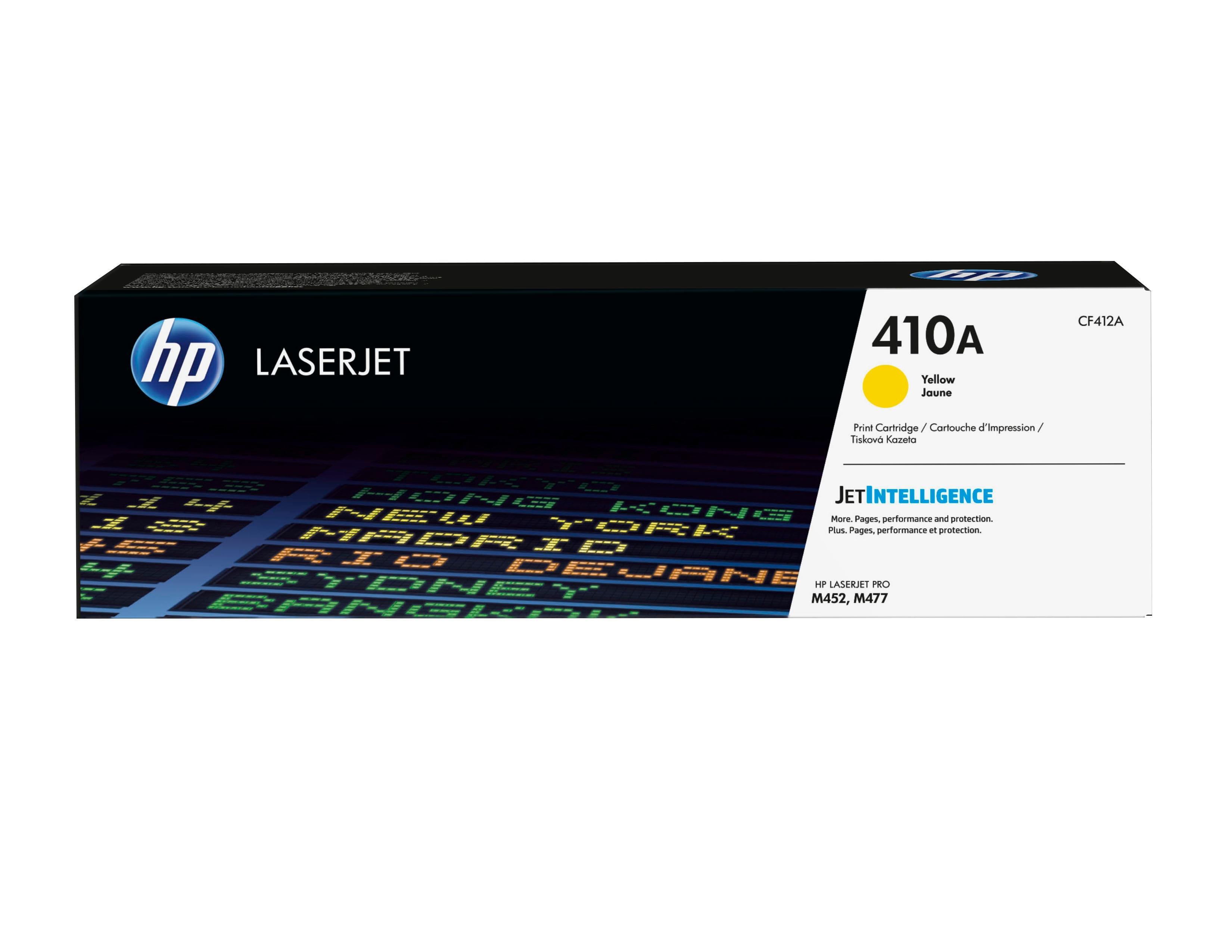 Hewlett Packard (HP) HP 410A Geltona lazerinis Toneris Cartridge, 2300 pages, for HP LaserJet Pro M452, LaserJet Pro M477