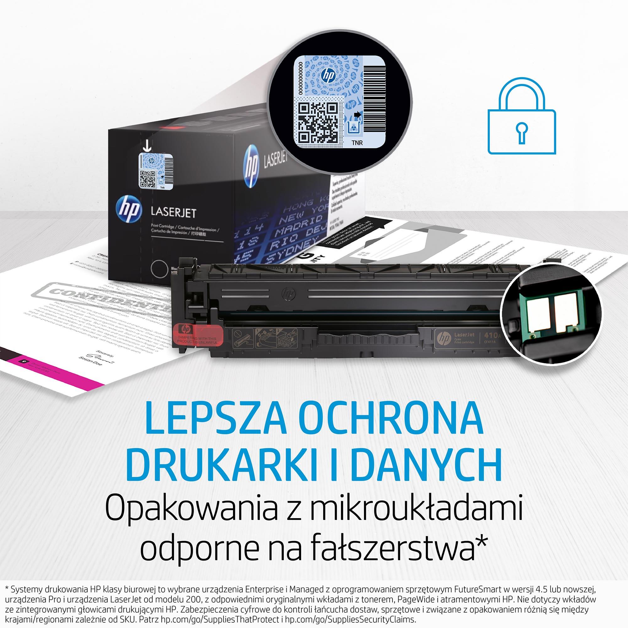Hewlett Packard (HP) HP 410X didelės talpos Juodas Lase Toneris Cartridge, 6500 puslapių, skirta HP LaserJet Pro M452, LaserJet Pro M477