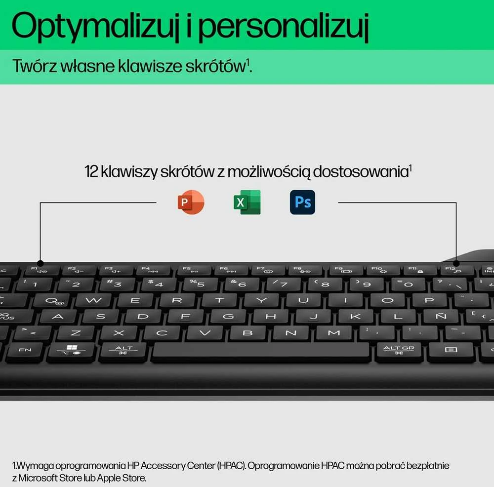 „Hewlett Packard“ (HP) „HP 460“ daugiafunkcis „Bluetooth“ klaviatūra