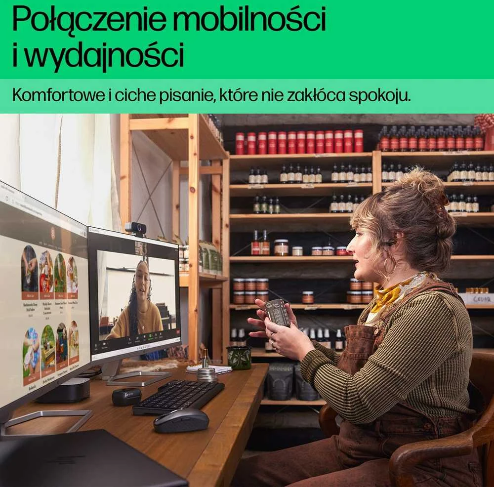 „Hewlett Packard“ (HP) „HP 460“ daugiafunkcis „Bluetooth“ klaviatūra