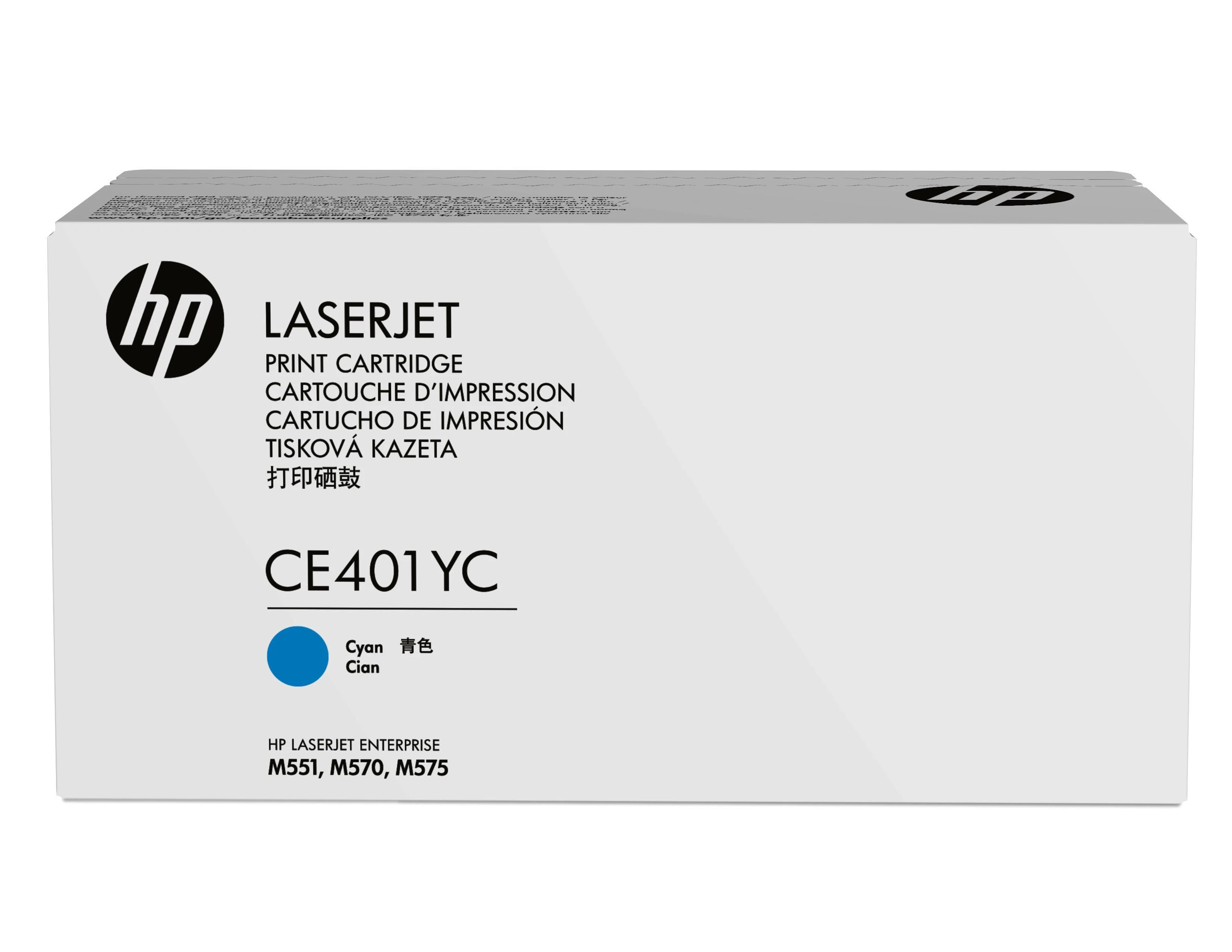 Hewlett Packard (HP) HP 507A kasetė, žydra, didelės talpos