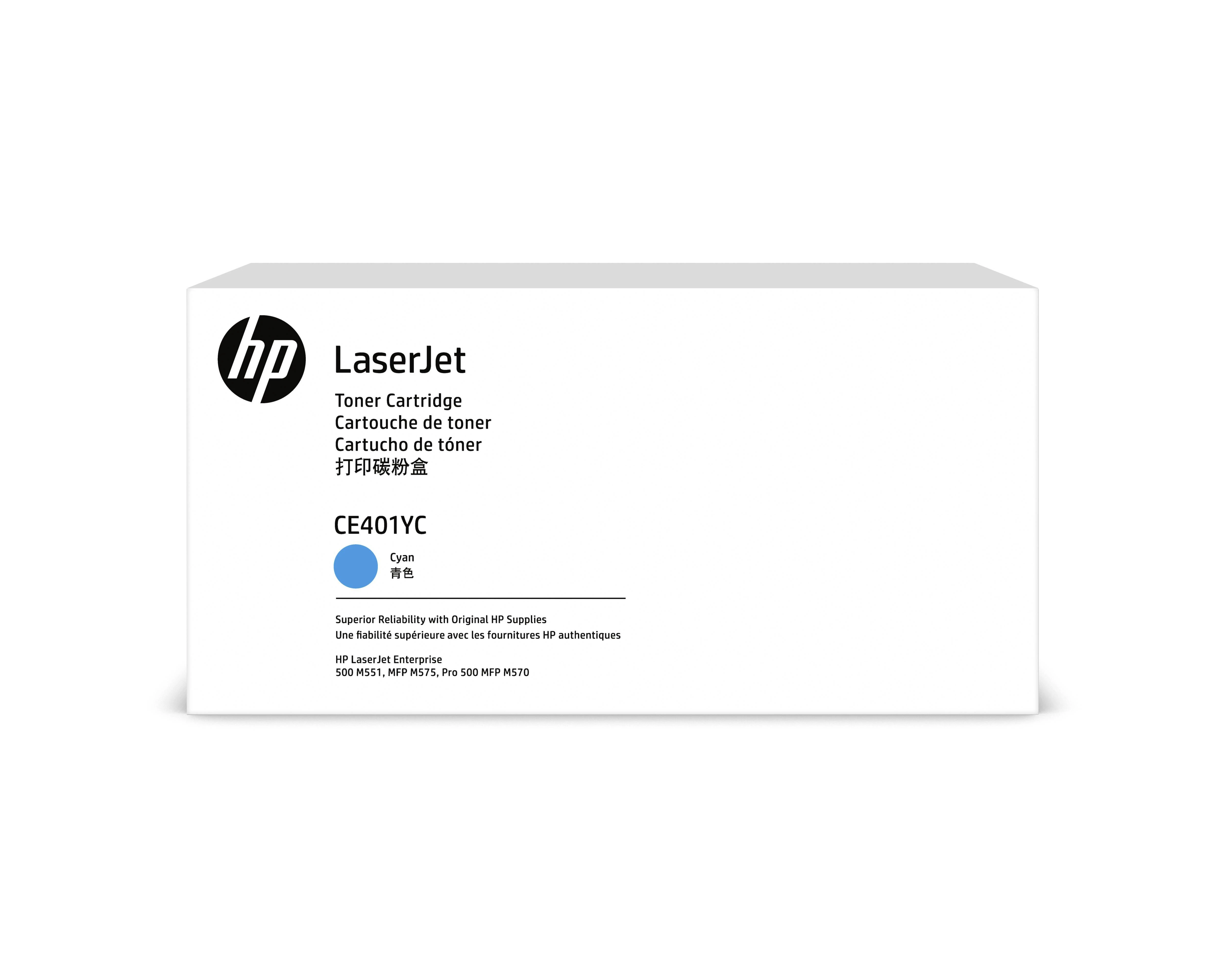 Hewlett Packard (HP) HP 507A kasetė, žydra, didelės talpos