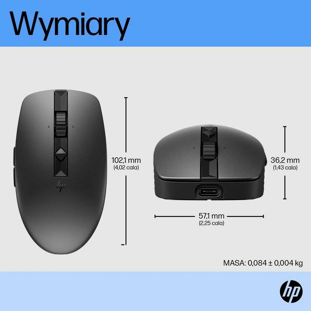 Pelė Hewlett Packard (HP) Myszka HP 710 belaidė juoda