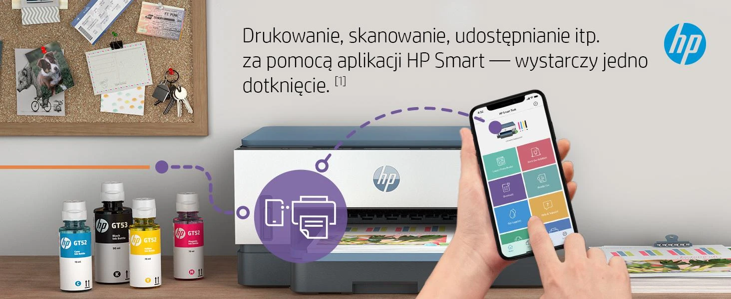 Daugiafunkcis Spausdintuvas - HP Smart Tank 725 A4 4800x1200 DPI 15ppm Wi-Fi